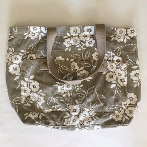 Canvas Floral Tote